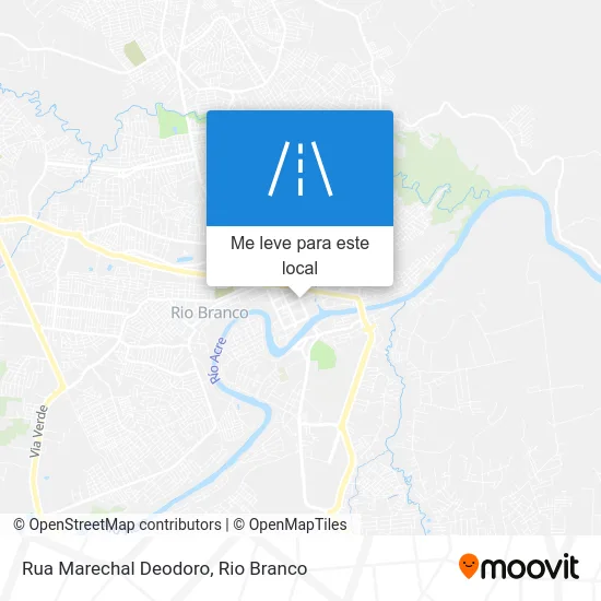Rua Marechal Deodoro mapa