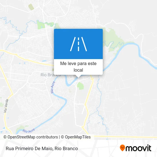 Rua Primeiro De Maio mapa