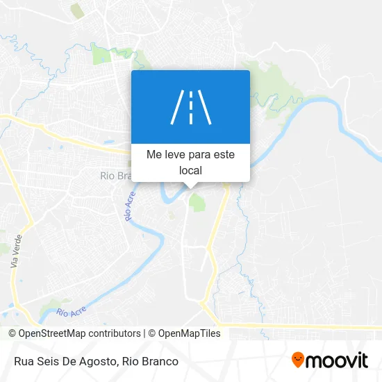 Rua Seis De Agosto mapa