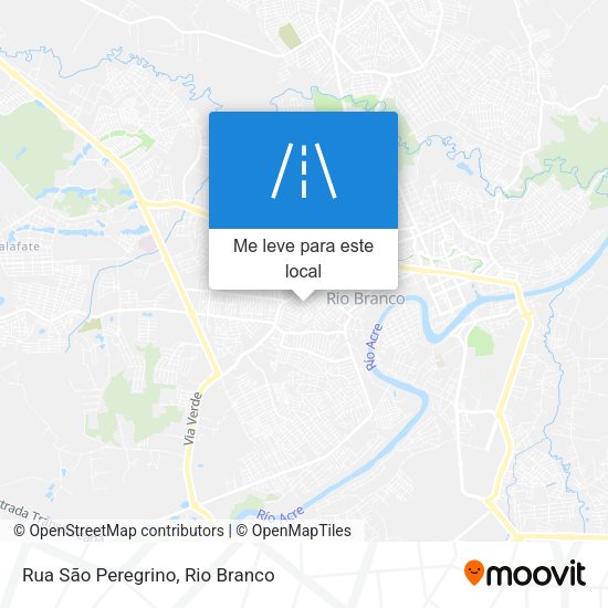 Rua São Peregrino mapa