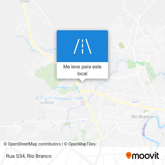 Rua S34 mapa