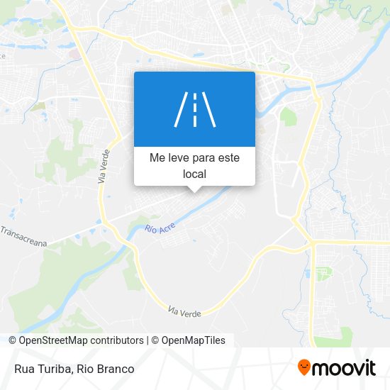 Rua Turiba mapa