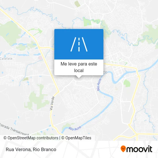Rua Verona mapa