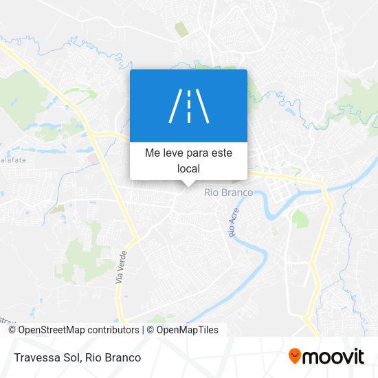 Travessa Sol mapa