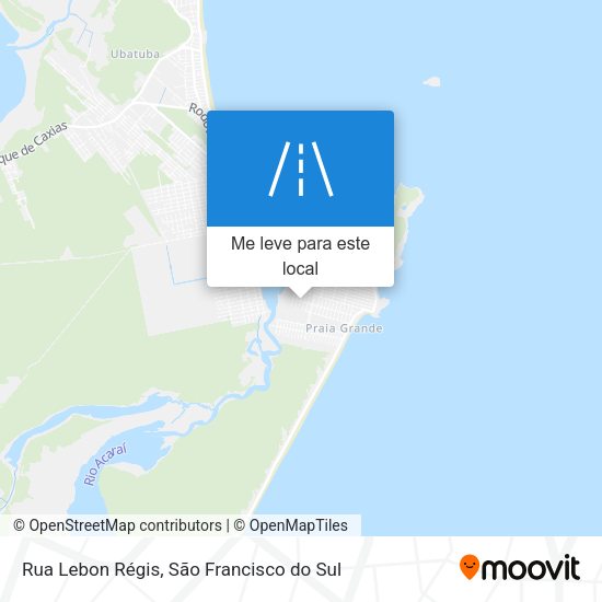 Rua Lebon Régis mapa