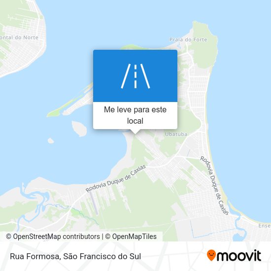 Rua Formosa mapa