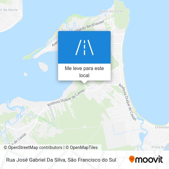 Rua José Gabriel Da Silva mapa