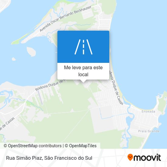 Rua Simão Piaz mapa