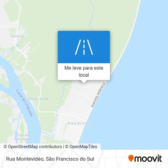 Rua Montevidéo mapa