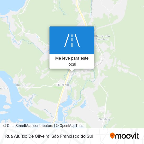Rua Aluízio De Oliveira mapa