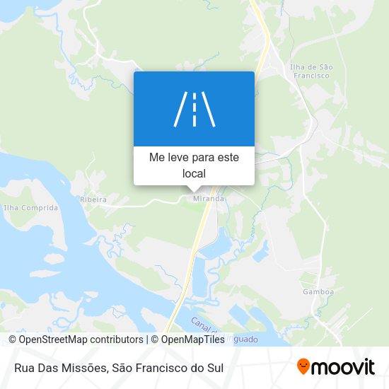 Rua Das Missões mapa