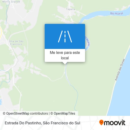 Estrada Do Pastinho mapa