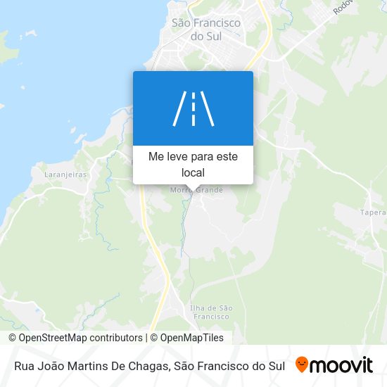 Rua João Martins De Chagas mapa
