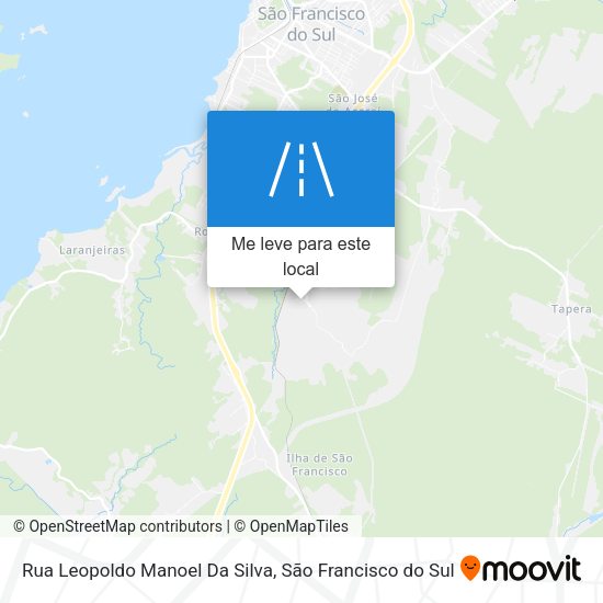 Rua Leopoldo Manoel Da Silva mapa