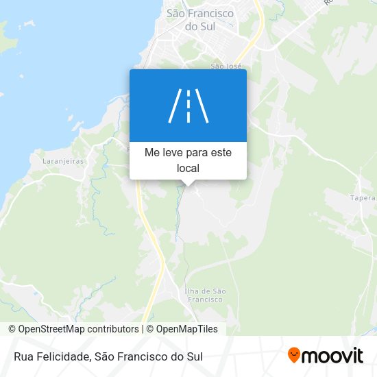 Rua Felicidade mapa