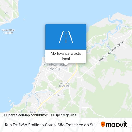 Rua Estêvão Emiliano Couto mapa