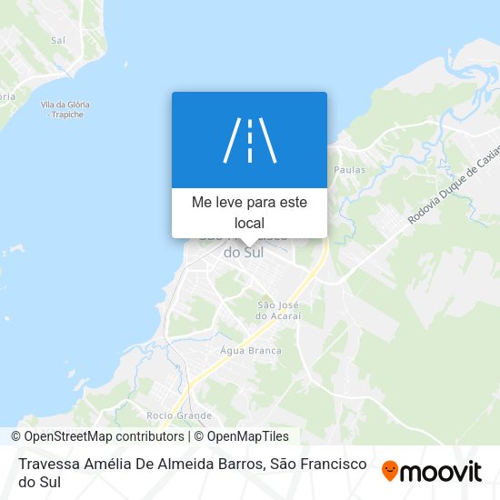 Travessa Amélia De Almeida Barros mapa