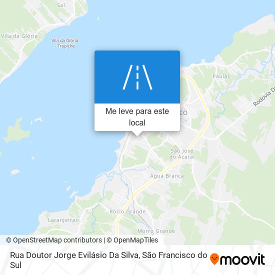 Rua Doutor Jorge Evilásio Da Silva mapa