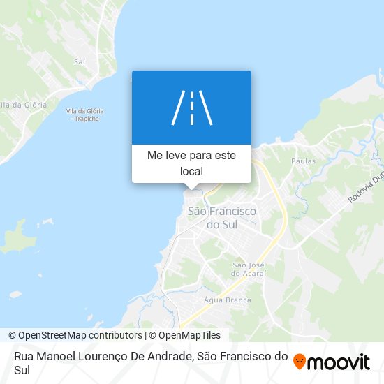 Rua Manoel Lourenço De Andrade mapa