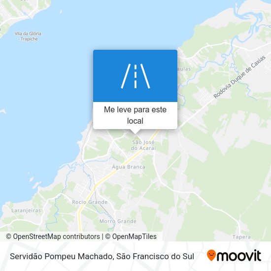 Servidão Pompeu Machado mapa