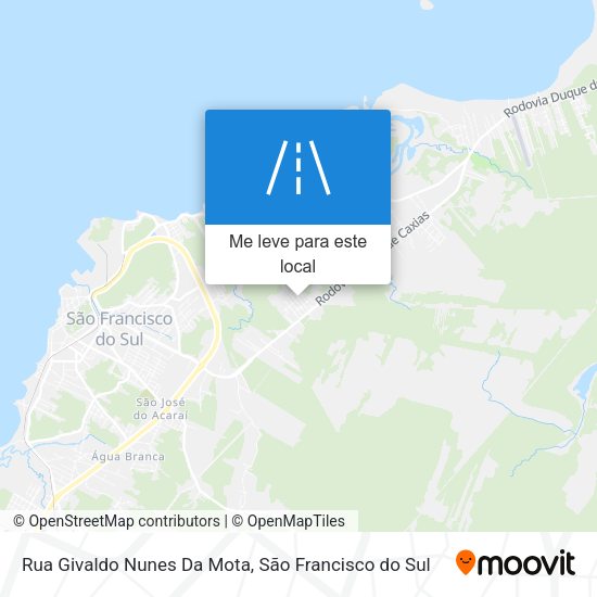 Rua Givaldo Nunes Da Mota mapa