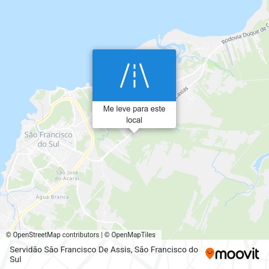 Servidão São Francisco De Assis mapa