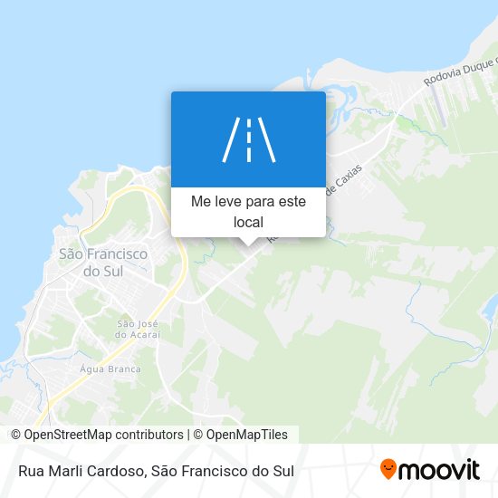 Rua Marli Cardoso mapa