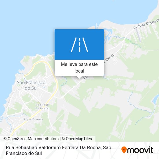 Rua Sebastião Valdomiro Ferreira Da Rocha mapa