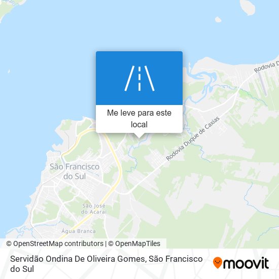 Servidão Ondina De Oliveira Gomes mapa