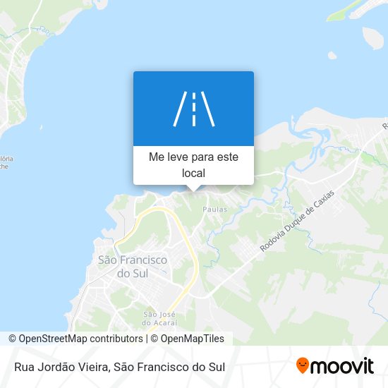 Rua Jordão Vieira mapa