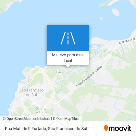 Rua Matilde F Furtado mapa