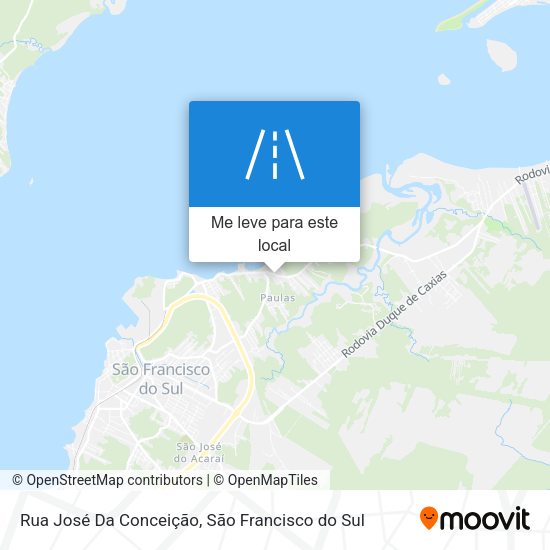 Rua José Da Conceição mapa