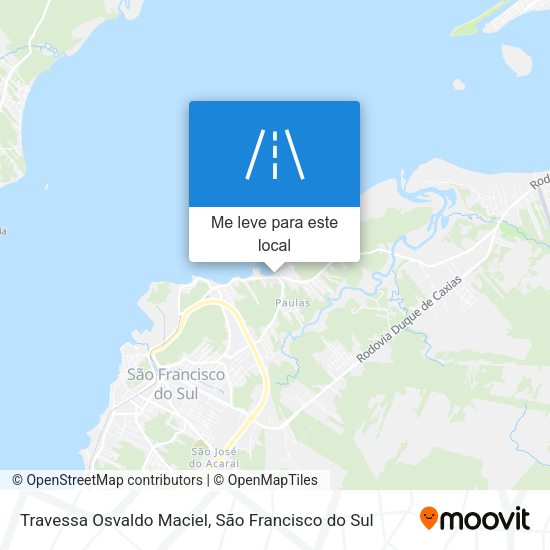 Travessa Osvaldo Maciel mapa