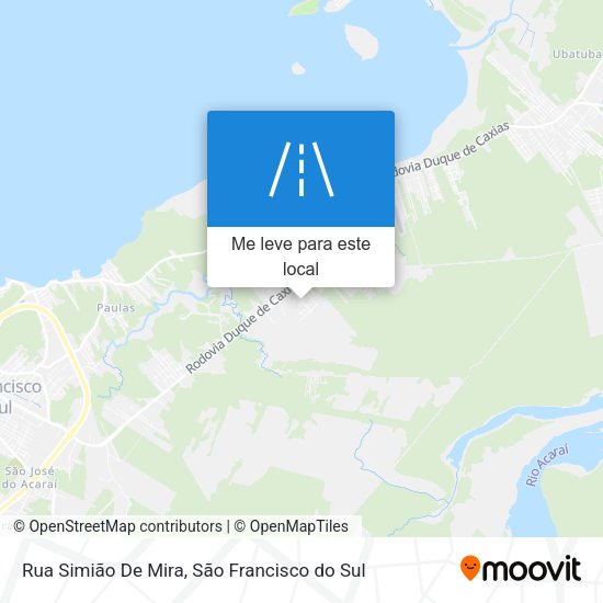 Rua Simião De Mira mapa
