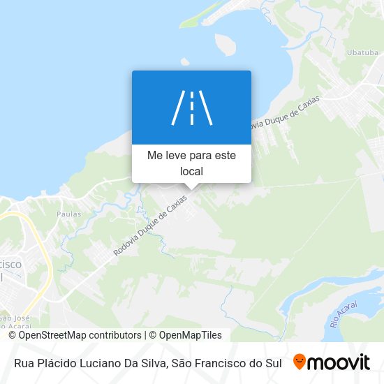 Rua Plácido Luciano Da Silva mapa