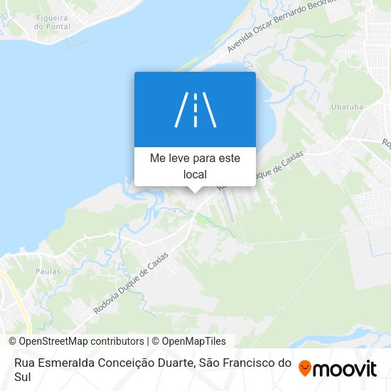 Rua Esmeralda Conceição Duarte mapa
