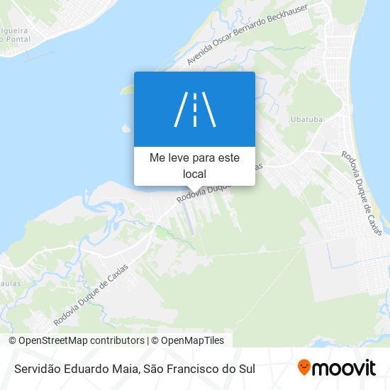 Servidão Eduardo Maia mapa