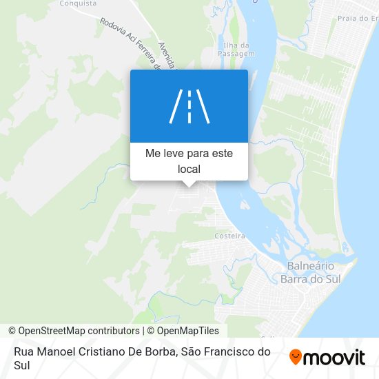 Rua Manoel Cristiano De Borba mapa