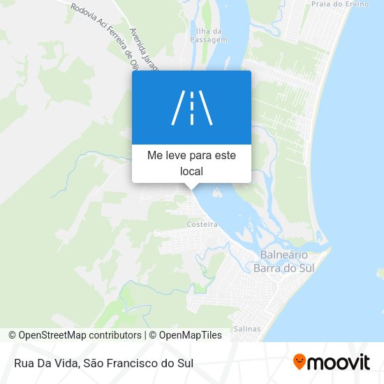 Rua Da Vida mapa