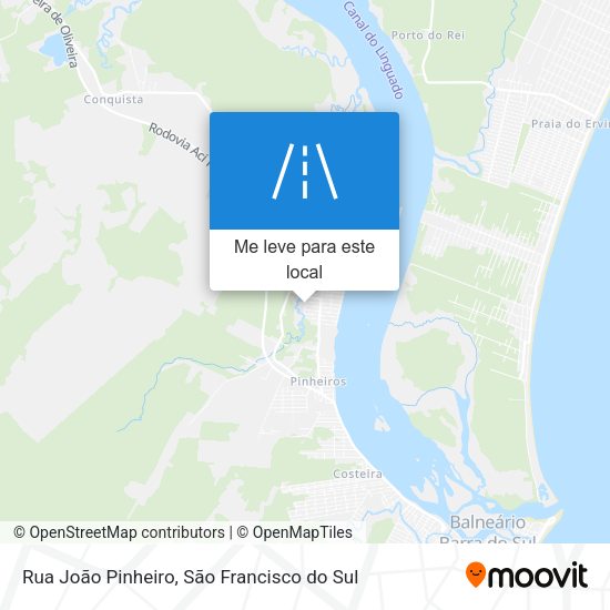 Rua João Pinheiro mapa