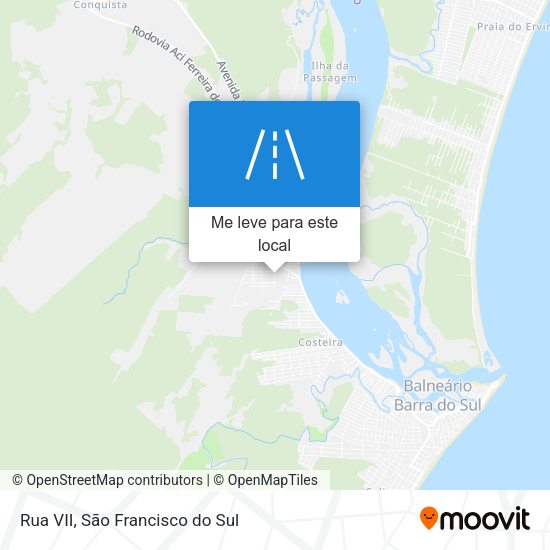 Rua VII mapa
