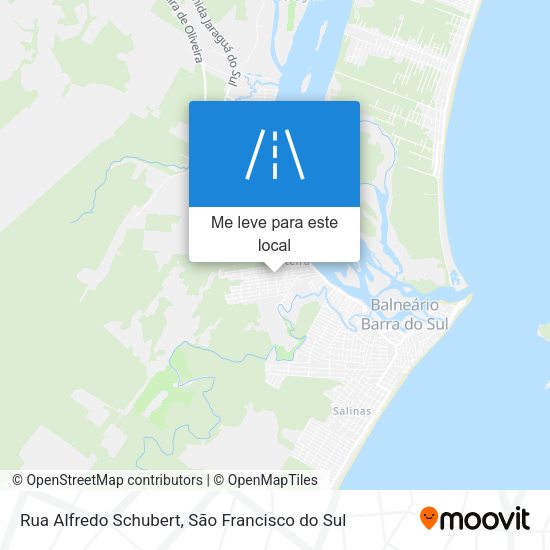 Rua Alfredo Schubert mapa