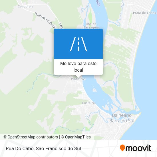 Rua Do Cabo mapa