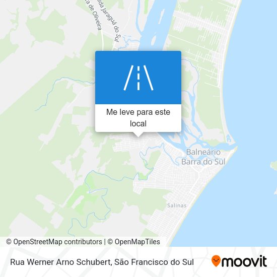 Rua Werner Arno Schubert mapa