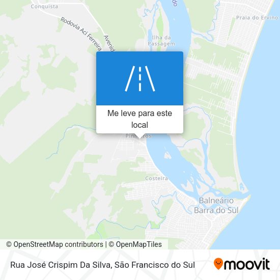 Rua José Crispim Da Silva mapa