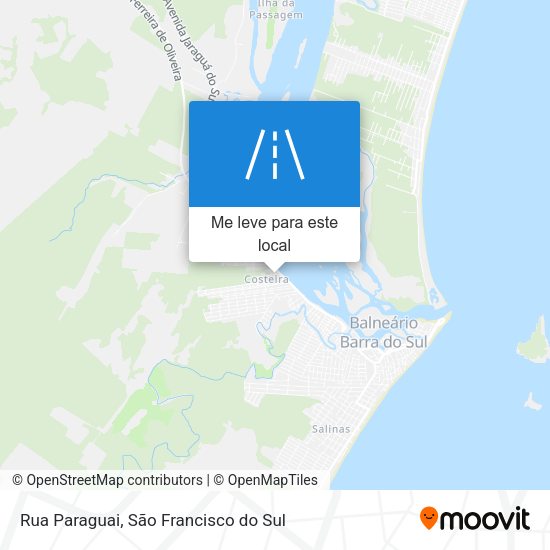Rua Paraguai mapa