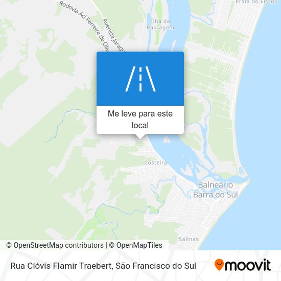 Rua Clóvis Flamir Traebert mapa
