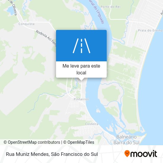Rua Muniz Mendes mapa