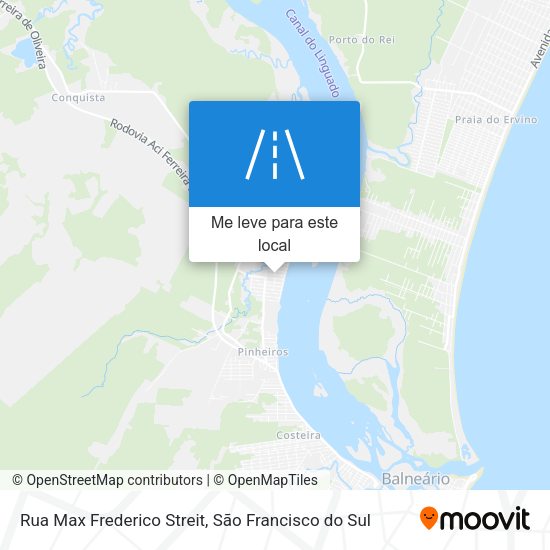Rua Max Frederico Streit mapa