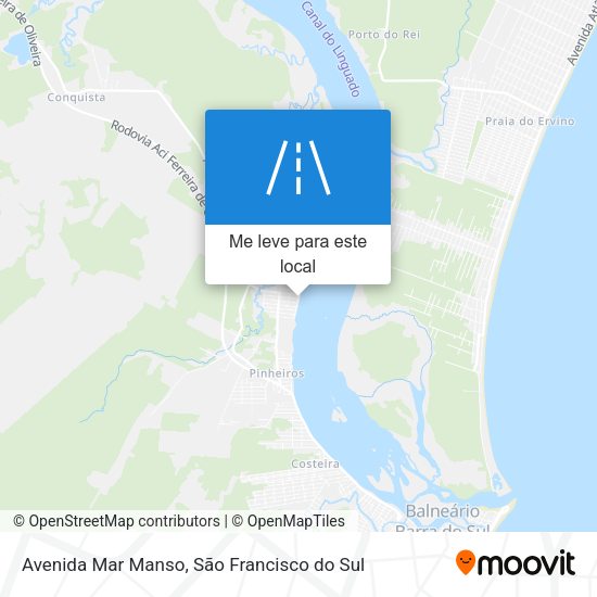 Avenida Mar Manso mapa